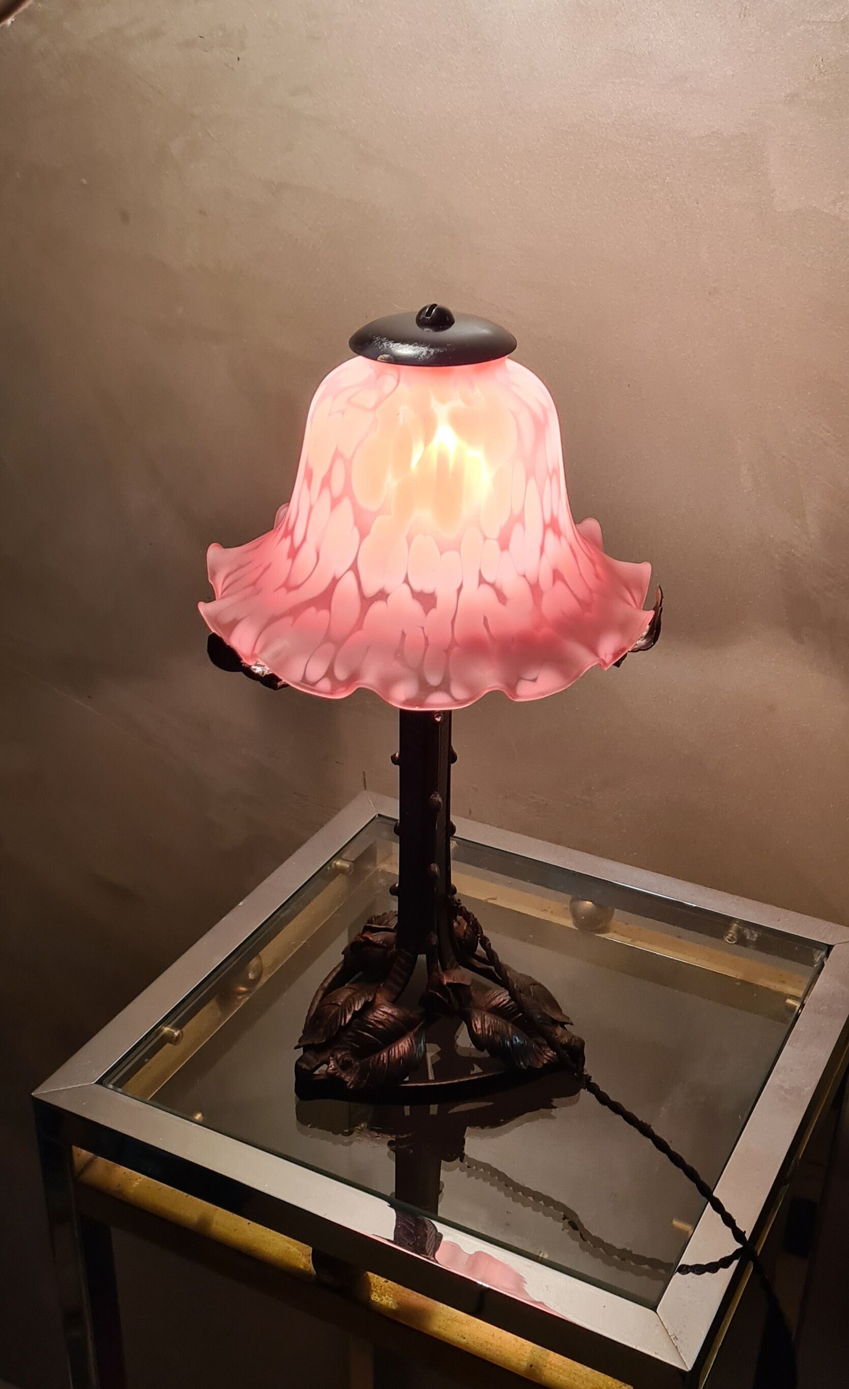 Wrought iron lamp 1920 a40