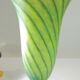 Glass paste vase / vintage