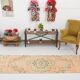 3x10 Peach Orange Vintage Runner Rug 83x296Cm SK 24799