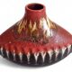 Vase céramique sculptural ouest-allemand par Carstens Tönnieshof, vers 1950.