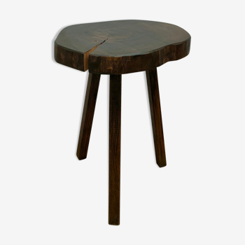 Tabouret tripode brutaliste