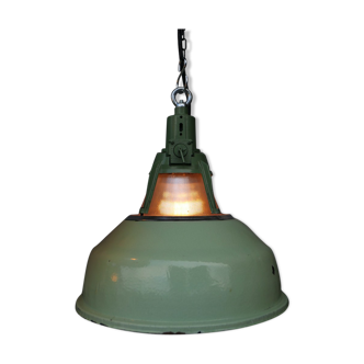 Day offal emaillee green holophane industrial lamp