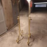 MIROIR  EN LAITON VINTAGE 70'S