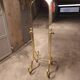 VINTAGE 70'S BRASS MIRROR