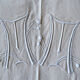 Hand-embroidered antique sheet