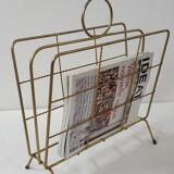Vintage metal gold magazine door