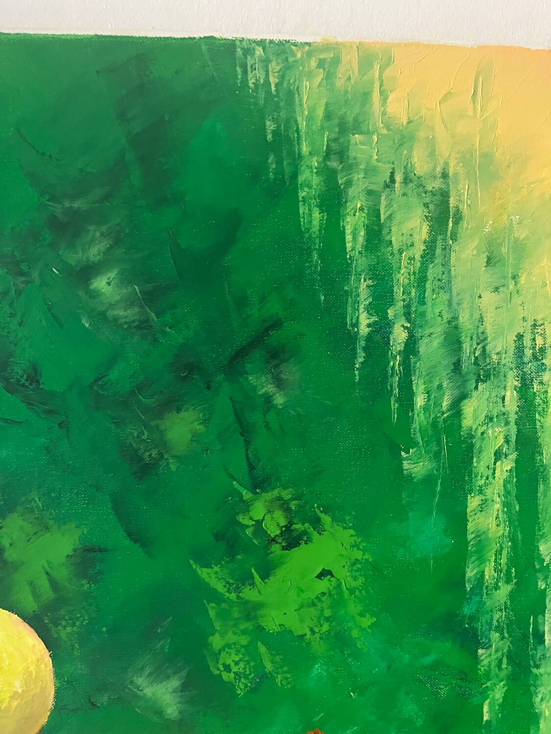 Modern still life with lemons, signed William Joël 95