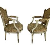 SET OF ARMCHAIRS LOUIS XVI PERIOD gendarme hat 18TH
