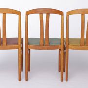 6 of 12 Carl Ekström Chairs – Swedish Mid-Century Modern, Teak Dining Chair