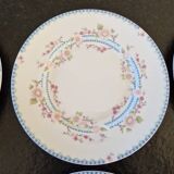 Coalport Manufactory, England - April Pattern - Set of 6 Small Dinner Plates - Porcelain