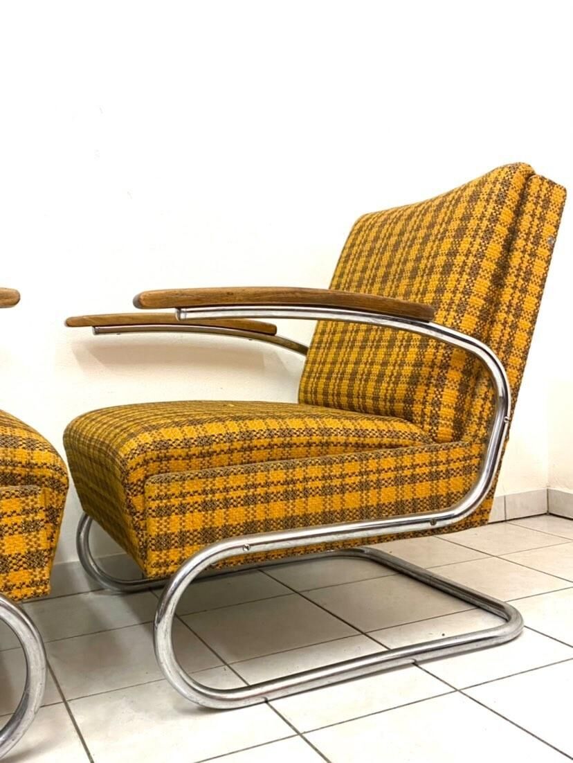 Design armchair Thonet model S411 manufactured under license Mücke Melder 30s