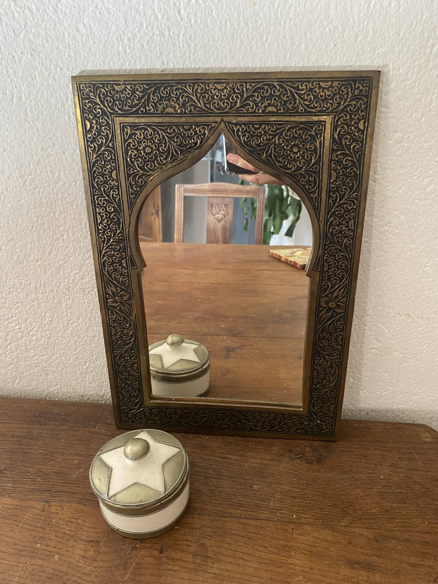Miroir mural marocain annees 80.