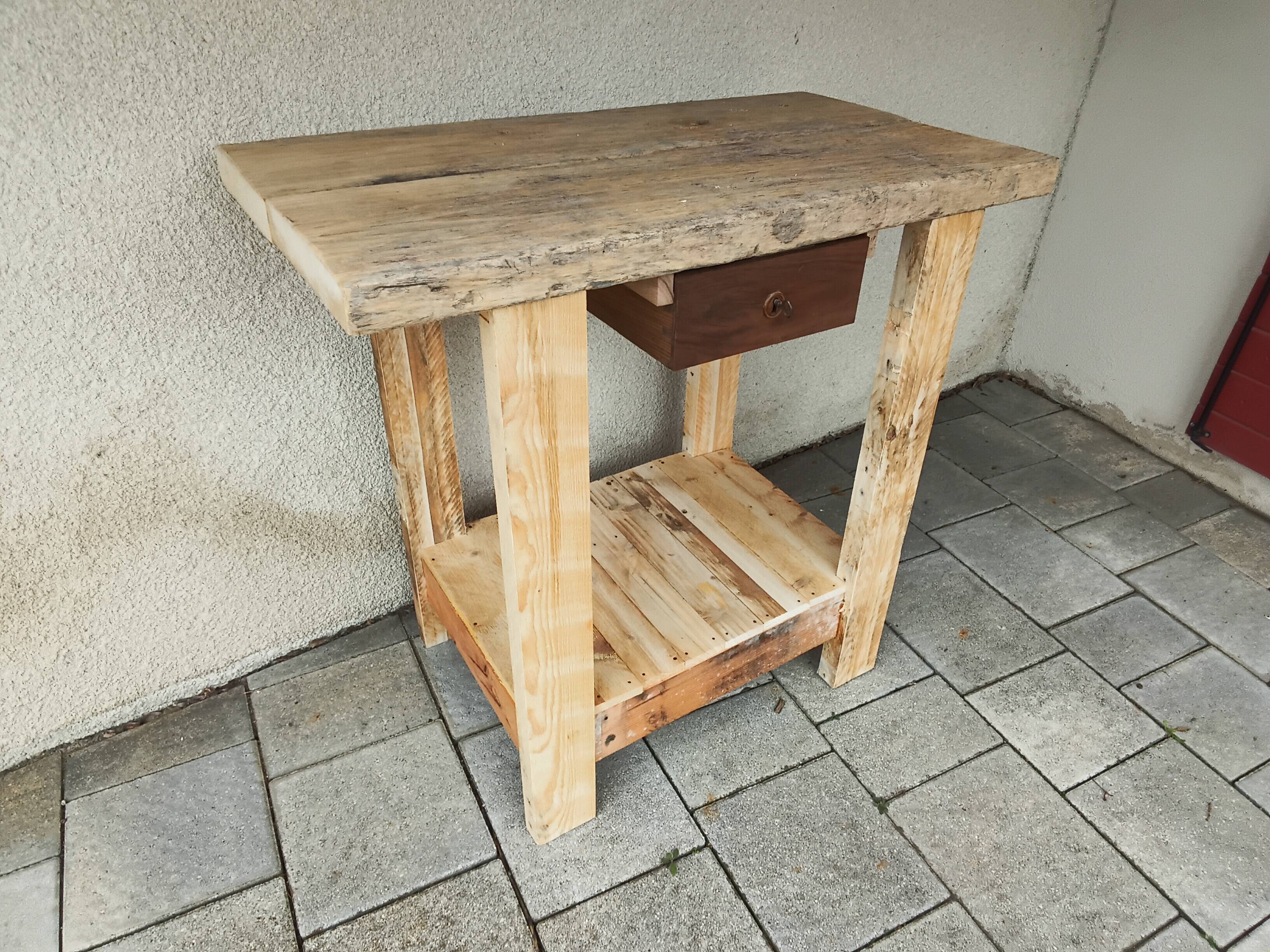 Wooden workbench