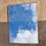 Old rectangular mirror