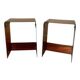 Pair of bedside tables or side tables by Michel Dumas for Roche Bobois.
