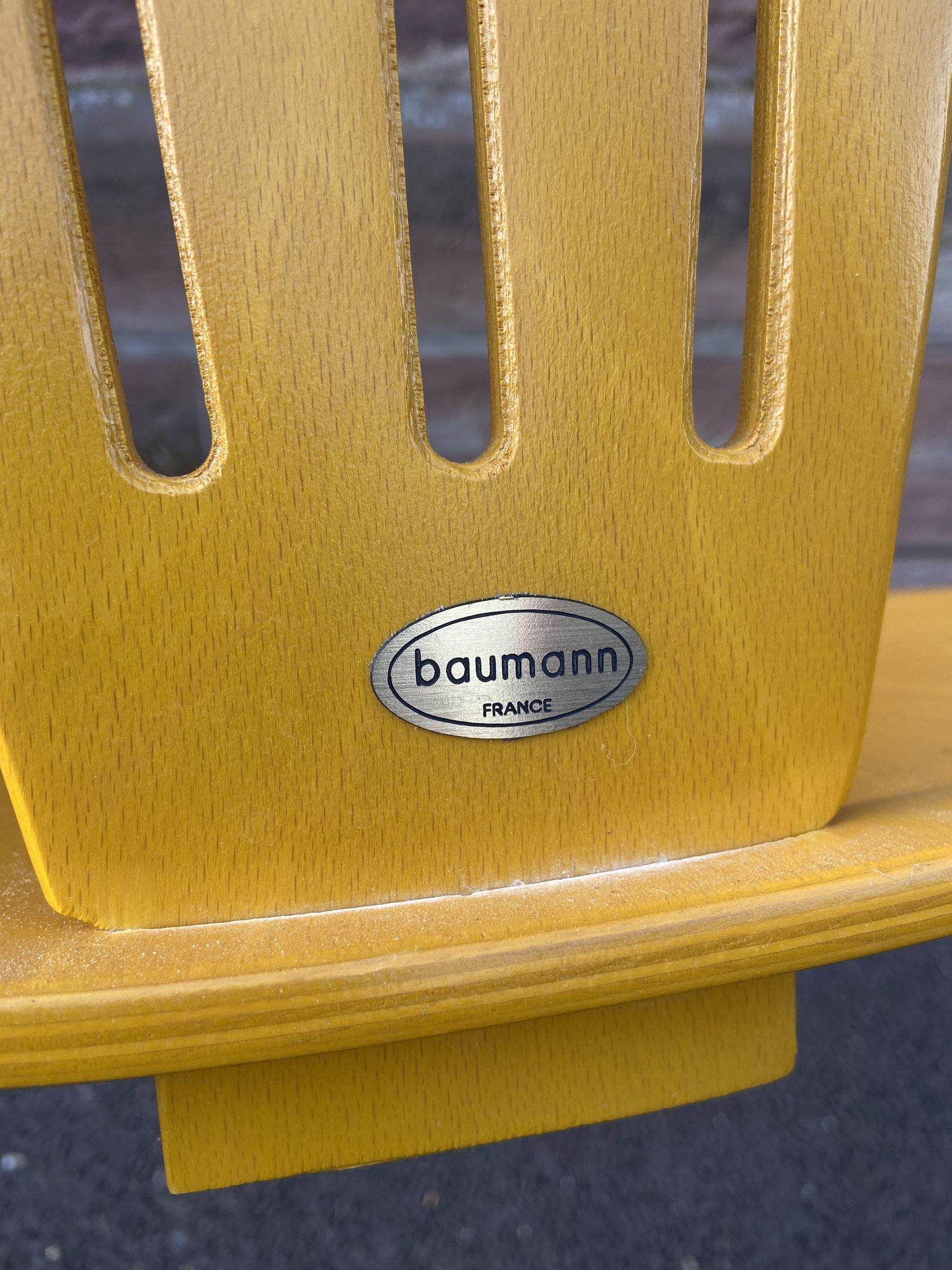Set of 4 vintage chairs design lounge by Baumann, 1980-90s