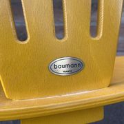 Set of 4 vintage chairs design lounge by Baumann, 1980-90s