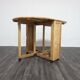 Table pliante scandinave et chaises, années 1980, ensemble de 2