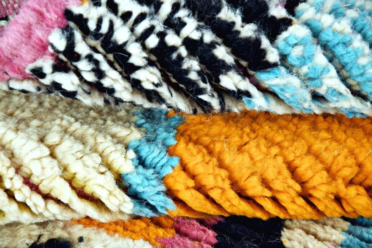 Moroccan Berber carpet hallway Boujaad 288 x 80 cm new