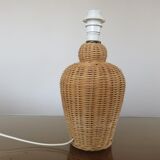 Lamp in rattan 60 70 years