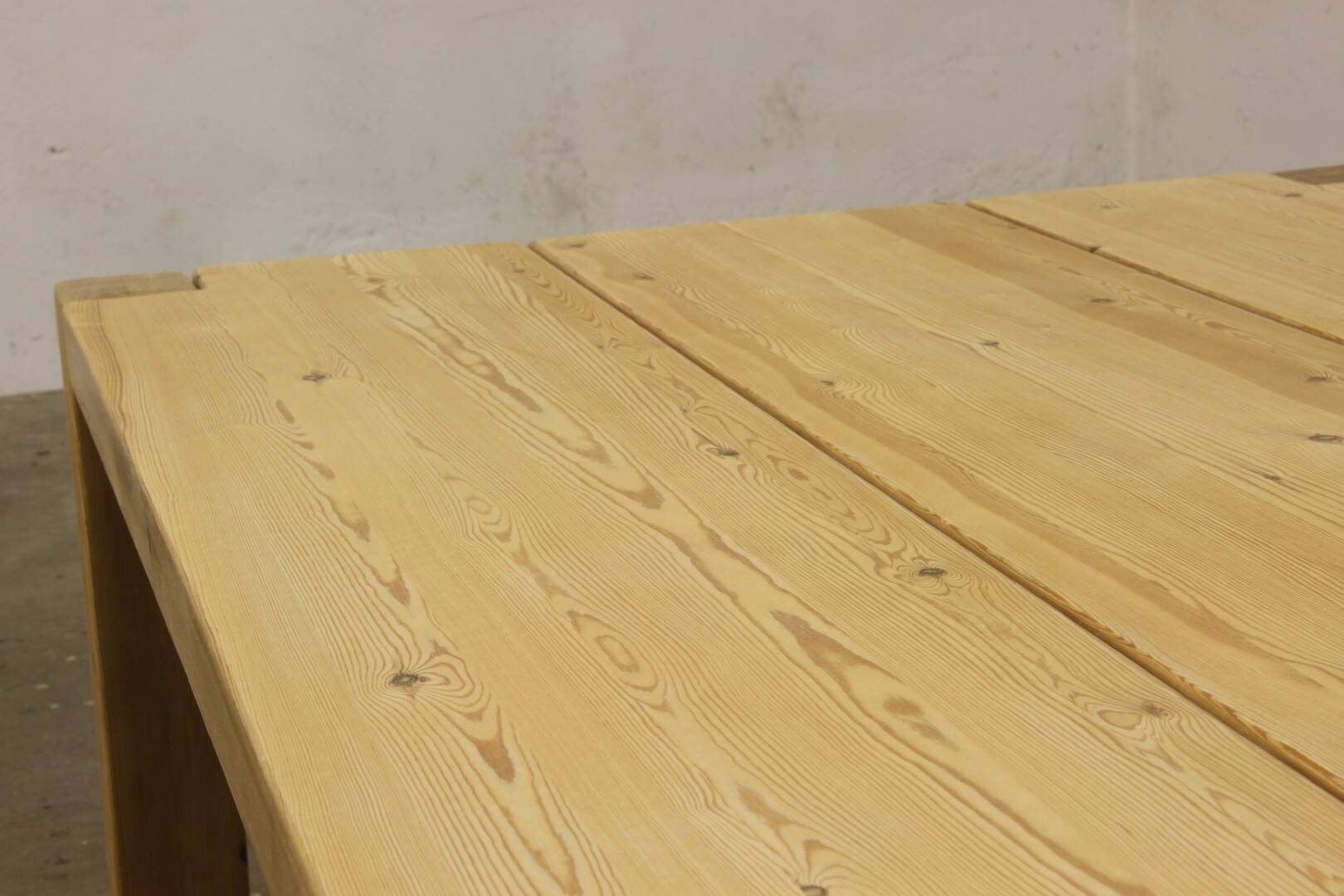 Danish Solid Pine Wood Coffee Table from the 1970s/80s