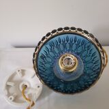 Blue glass suspension