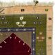 One-of-a-Kind Turkish Tulu Rug, Vintage Handknotted Prayer Rug. 100% Wool