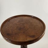 Fifth wheel / art deco wooden pedestal table
