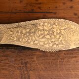 Gold metal fish serving knife