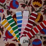 Hand-knotted rug, vintage Turkish rug 104x185 cm