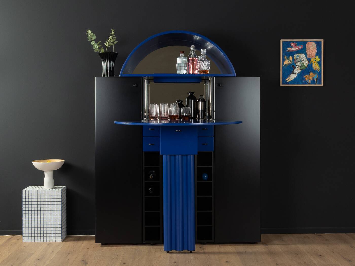 Meuble bar postmoderne par Peter Maly pour Interlübke