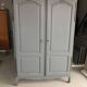Old wardrobe 2 doors shelves and wardrobe riskoff production