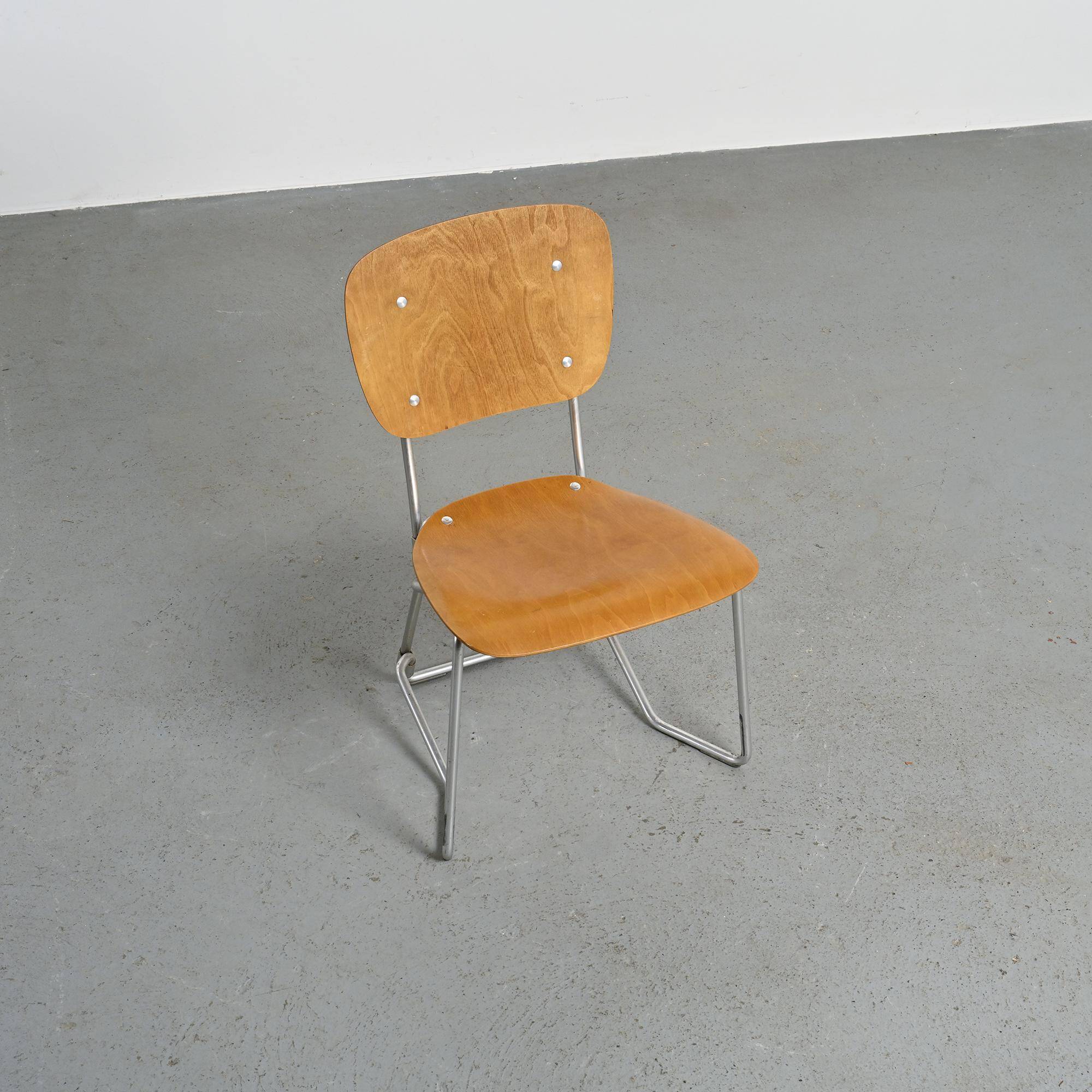 Suite de 8 chaises Alu-Flex par Armin Wirth, circa 1965