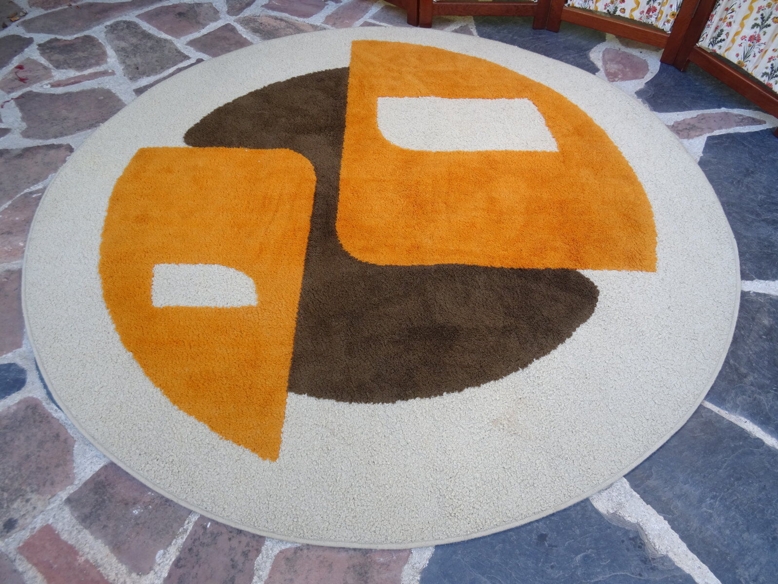 Design round carpet, 60s