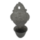 Ancien bénitier étain xviiième antique pewter holy water font