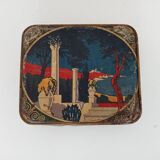Old art deco biscuit box from the 1920s
