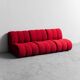 Divano modulare tessuto mod. giannone seven salotti anni ’70 vintage modernariato