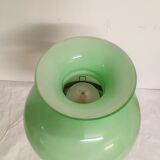 Glass and bronze table lamp, Spain, 1950