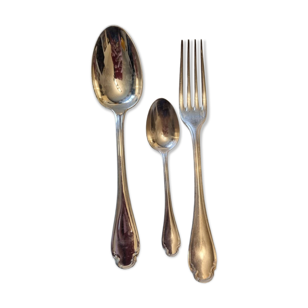 Ménagère Christofle modèle Rubans, 37 pièces
