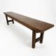 Oak farm bench, 180cm in length.