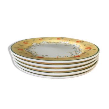 Set of 5 dessert plates