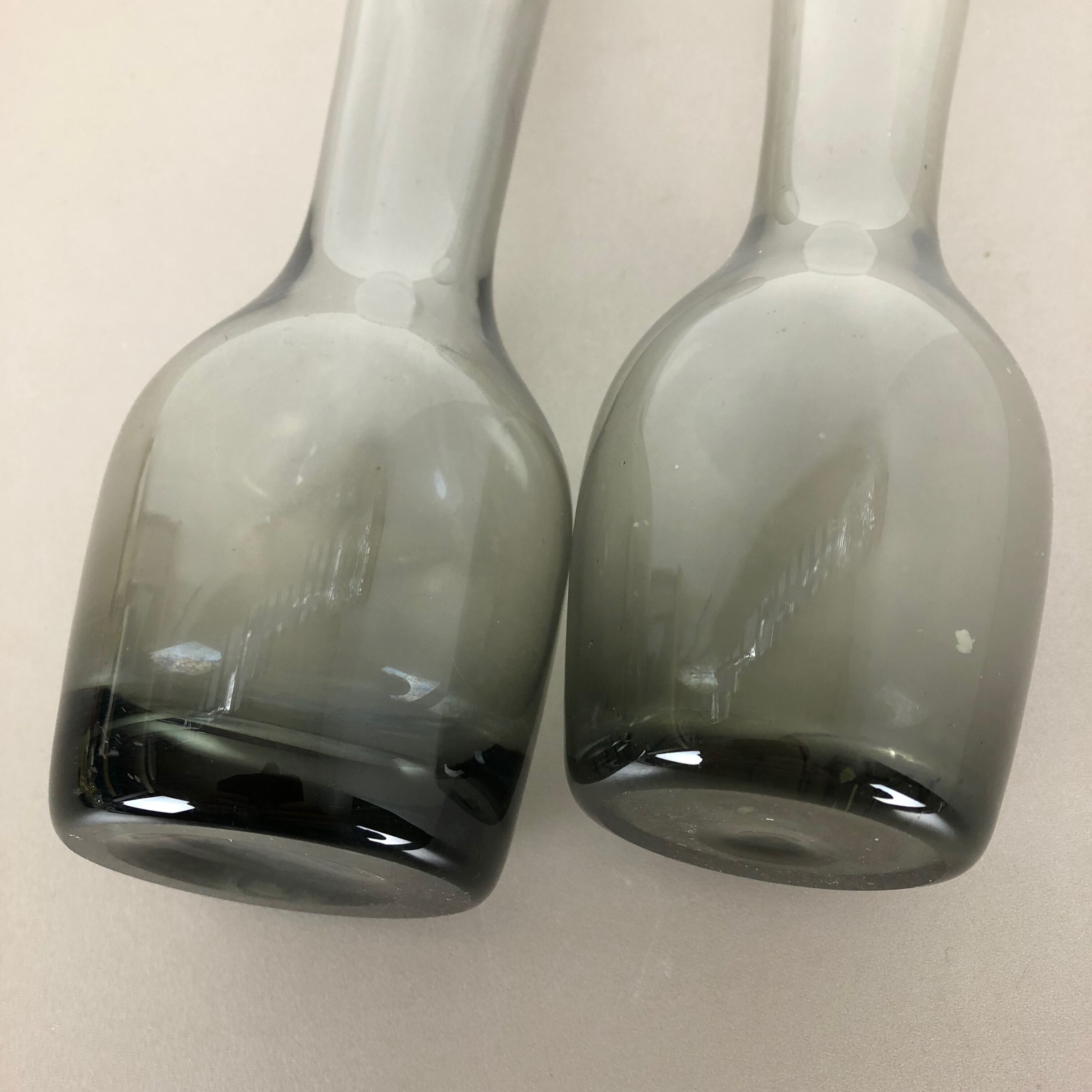 Set of 2 turmalin vases by Wilhelm Wagenfeld for WMF, Germany 1960s