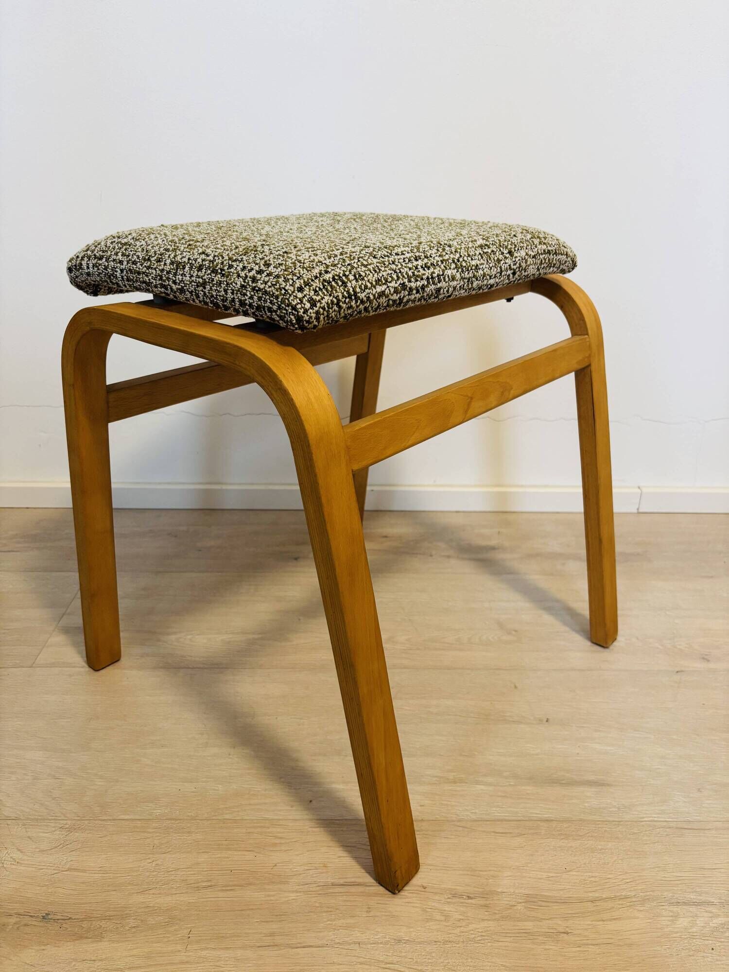 Vintage Ottoman by Ludvik Volak, Czechoslovakia 1960’s