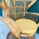 Fauteuil Emmanuelle en rotin par Gio Ponti, Italie 1960