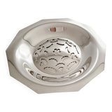 Antique butter dish Coquillor-glace in silver-plated metal