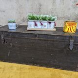 Antique travel trunk