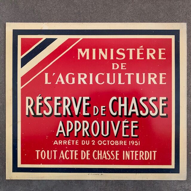 Plate tole hunting reserve Ministry agriculture