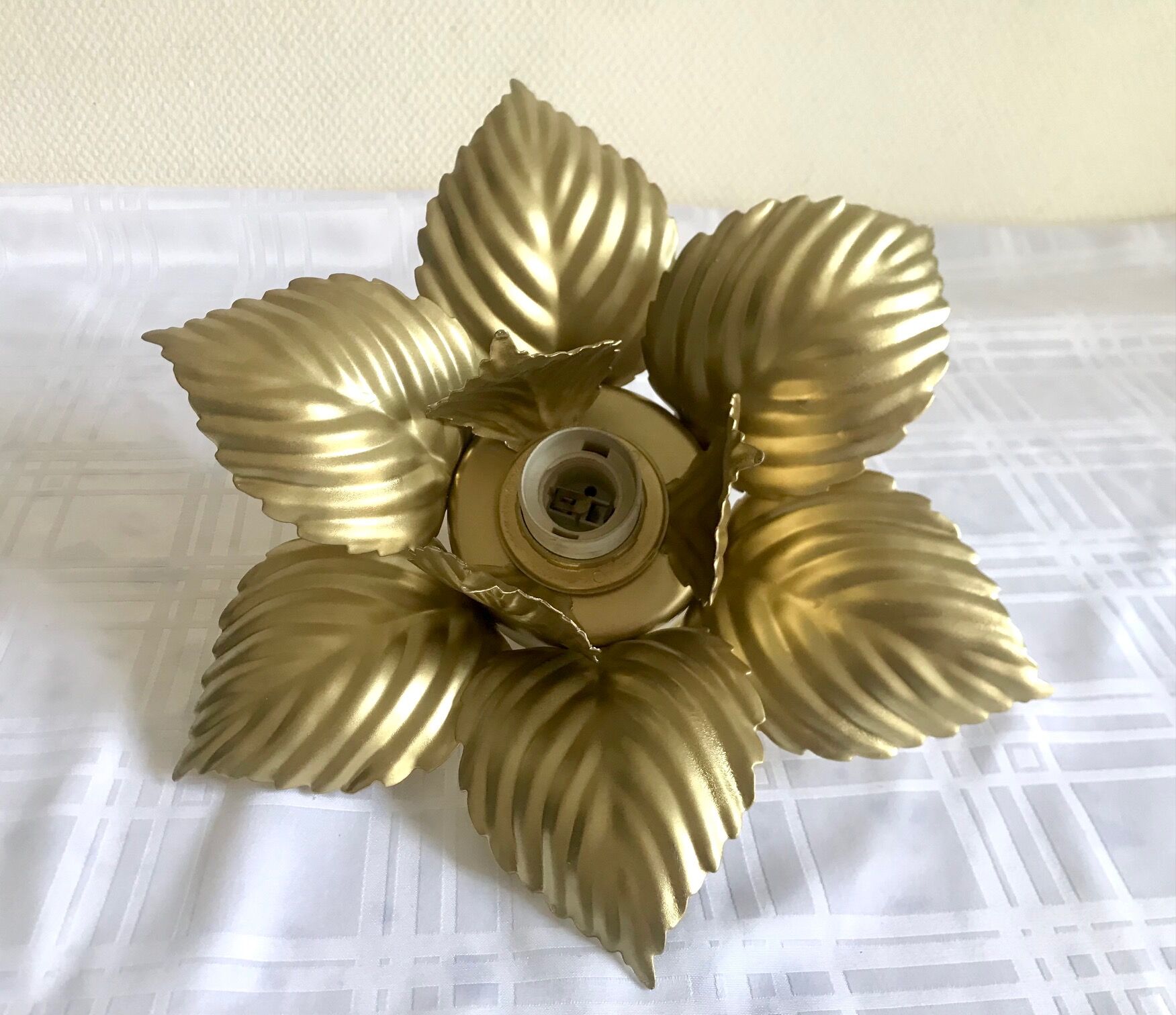 Masca golden flower wall lamp
