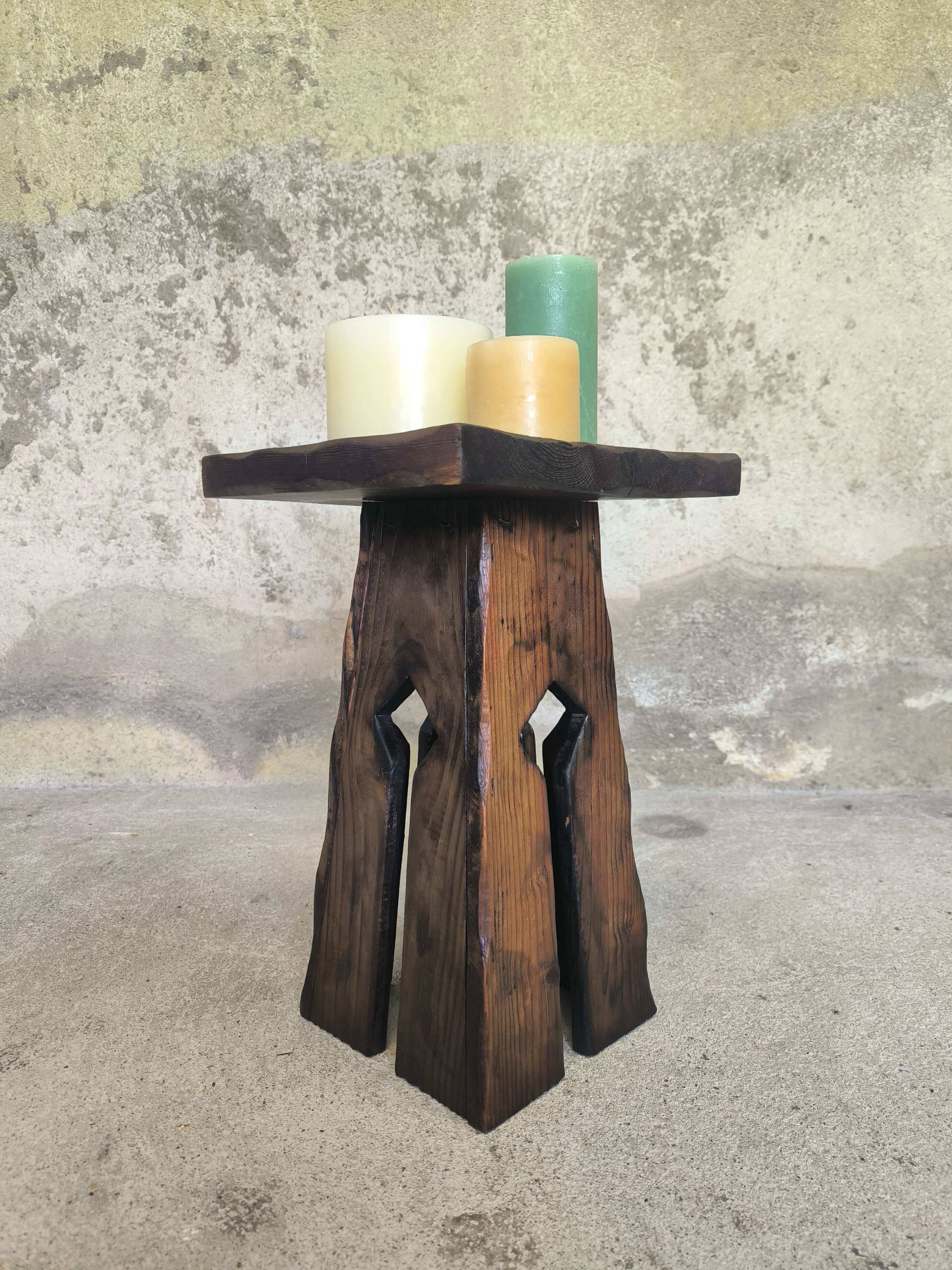 Vintage wooden stool