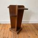 Side table / art deco harness in solid oak - c.1940